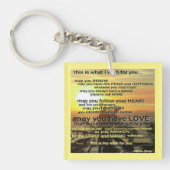 Sleutelhanger WISH door Adiela Akoo (voorkant)