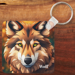 Sleutelhanger Wolf