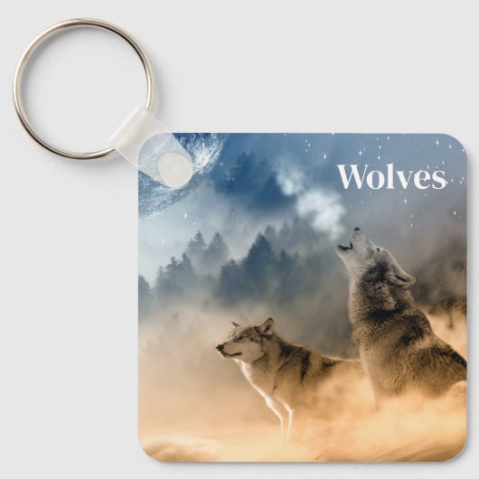 Sleutelhanger-Wolf Sleutelhanger (Voorkant)