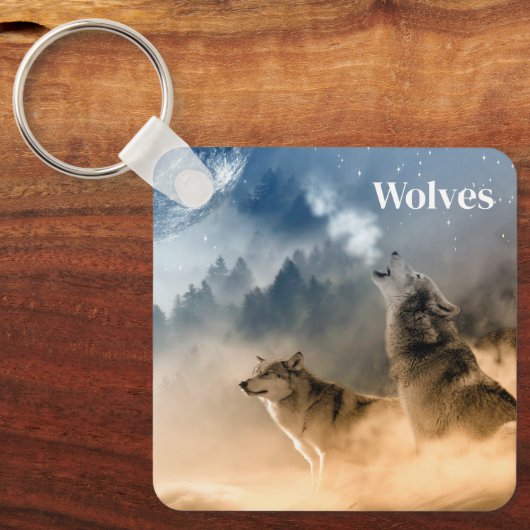 Sleutelhanger-Wolf Sleutelhanger (Voorkant)