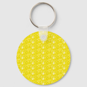 Sleutelhanger Yellow Glitter
