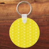 Sleutelhanger Yellow Glitter (Voorkant)
