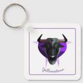 Sleutelhanger-Yellowstone Bizon Sleutelhanger (Voorkant)