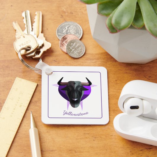 Sleutelhanger-Yellowstone Bizon Sleutelhanger (Bureau)