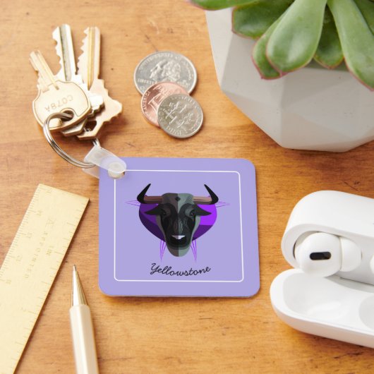 Sleutelhanger-Yellowstone Bizon Sleutelhanger (Bureau)