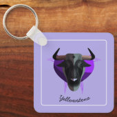 Sleutelhanger-Yellowstone Bizon Sleutelhanger (Voorkant)