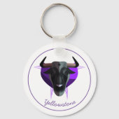 Sleutelhanger-Yellowstone Buffalo Sleutelhanger (Voorkant)