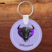 Sleutelhanger-Yellowstone Buffalo Sleutelhanger (Voorkant)