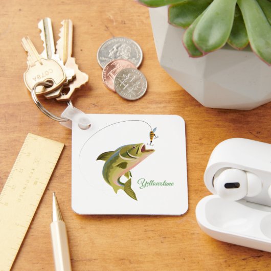 Sleutelhanger-Yellowstone Vissen Sleutelhanger (Bureau)