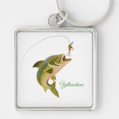 Sleutelhanger-Yellowstone Vissen Sleutelhanger (Voorkant)