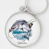 Sleutelhanger-Yellowstone Vissen Sleutelhanger (Voorkant)