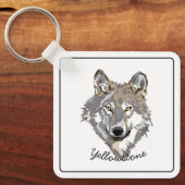 Sleutelhanger-Yellowstone Wolf Sleutelhanger (Voorkant)