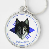 Sleutelhanger-Yellowstone Wolf Sleutelhanger (Voorkant)