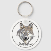 Sleutelhanger-Yellowstone Wolf Sleutelhanger (Voorkant)