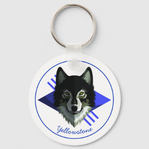 Sleutelhanger-Yellowstone Wolf Sleutelhanger