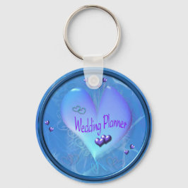 Sleutelhanger Zachte blauwe bruiloft