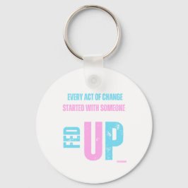 Sleutelhanger zat en opgestookt - Trans Pride Edit