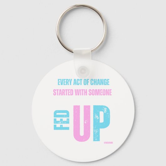 Sleutelhanger zat en opgestookt - Trans Pride Edit (Achterkant)