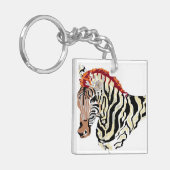 Sleutelhanger/Zebra Sleutelhanger (Voorkant Links)