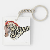 Sleutelhanger/Zebra Sleutelhanger (Achterkant)