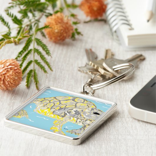 Sleutelhanger Zee Turtle (Zijkant)