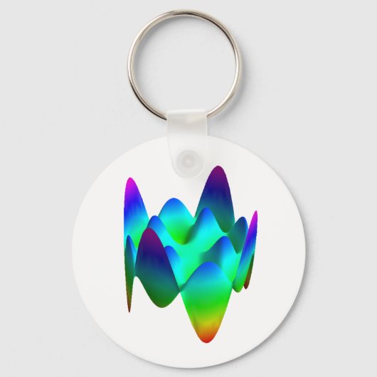 Sleutelhanger: Zernike polynomial Z(8,4) Sleutelhanger (Voorkant)