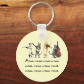 Sleutelhanger / zingende katten / maaien , maaien (Voorkant)