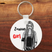 Sleutelhanger Zombie Girl (Voorkant)