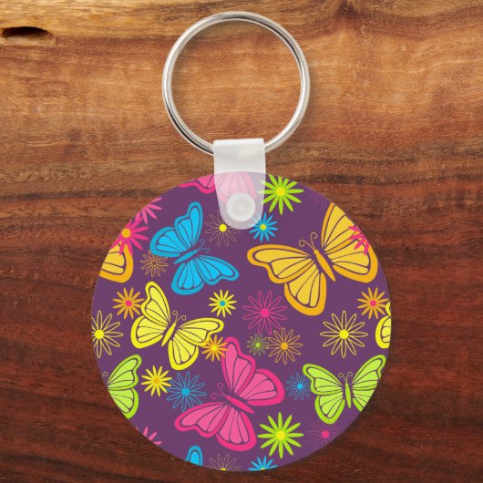 Sleutelhanger zomer vlinders (Voorkant)