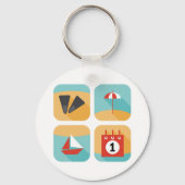 Sleutelhanger zomertijd (Voorkant)