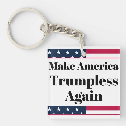 Sleutelhanger zonder Trump (voorkant)