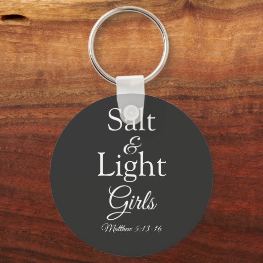 Sleutelhanger zout en lichte meisjes (Voorkant)