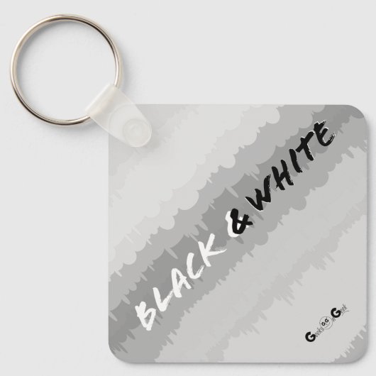 Sleutelhanger "Zwart & Wit" (Voorkant)