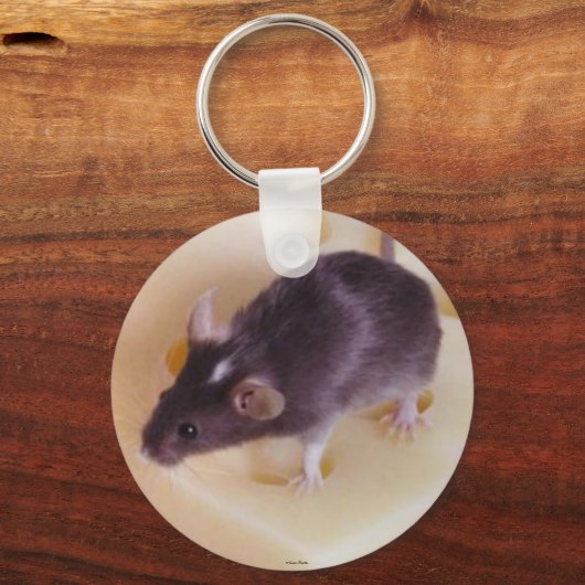 Sleutelhanger Zwitserse kaasmuis (Voorkant)