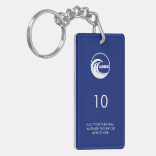 Sleutelhangers Blauw Logo Zakelijk Horeca Onroeren