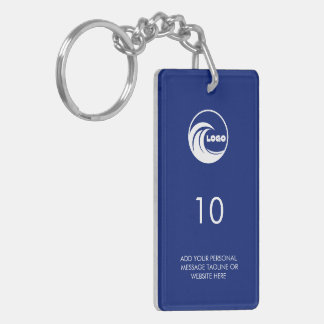 Sleutelhangers Blauw Logo Zakelijk Horeca Onroeren