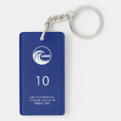 Sleutelhangers Blauw Logo Zakelijk Horeca Onroeren (achterkant)