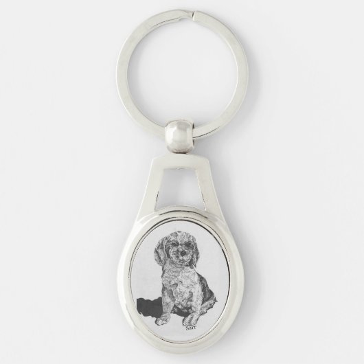 Sleutelhangers : Cocker Spanial (Voorkant)