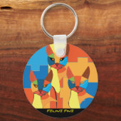 Sleutelhangers Feline Fine (Voorkant)