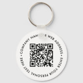 Sleutelhangers Gepersonaliseerde QR-code Zakelijke (Achterkant)