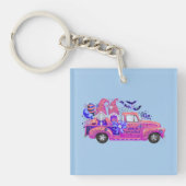 Sleutelhangers & Halsbandjes met Halloween-kaboute (voorkant)