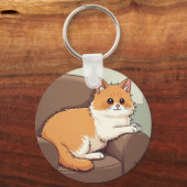 Sleutelhangers & lanyards (Schattigee kat met brui (Achterkant)