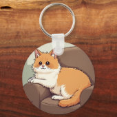 Sleutelhangers & lanyards (Schattigee kat met brui (Voorkant)