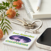 sleutelhangers "Los Angeles California Palm Trees" (Voorkant Rechts)