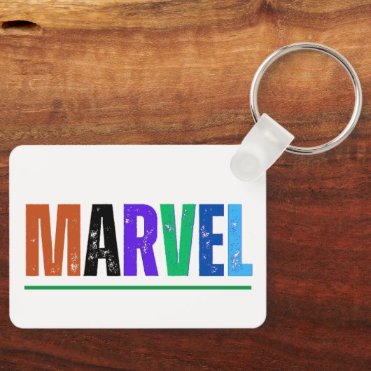 Sleutelhangers Marvel naam print (Voorkant)
