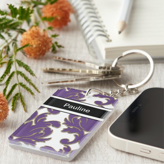 Sleutelhangers met de namen twee zonder hulp (Voorkant Rechts)