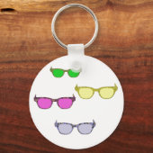 Sleutelhangers met gekleurde glazen (Voorkant)