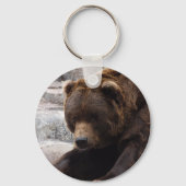 Sleutelhangers met grizzly Beer (Voorkant)