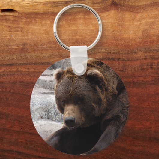 Sleutelhangers met grizzly Beer (Voorkant)