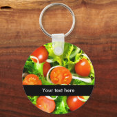 Sleutelhangers met het thema gezond voedsel (Voorkant)
